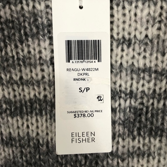 NWT Eileen Fisher merino wool silk blend sweater sz S - Picture 6 of 7